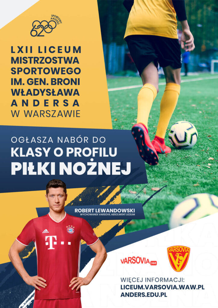 Plakat drużyna piłkarska Varsovia